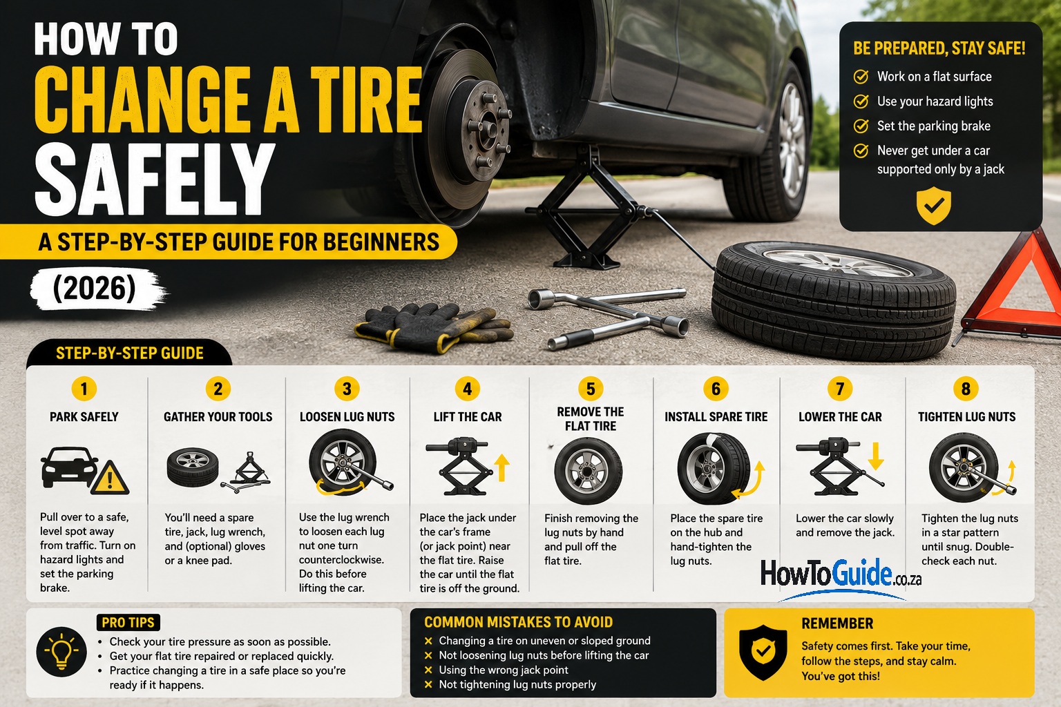 Change tire
